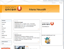 Tablet Screenshot of marianeustift.sportunion.at