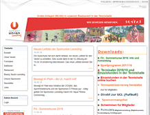 Tablet Screenshot of leonding.sportunion.at