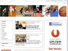 Tablet Screenshot of korneuburg.sportunion.at